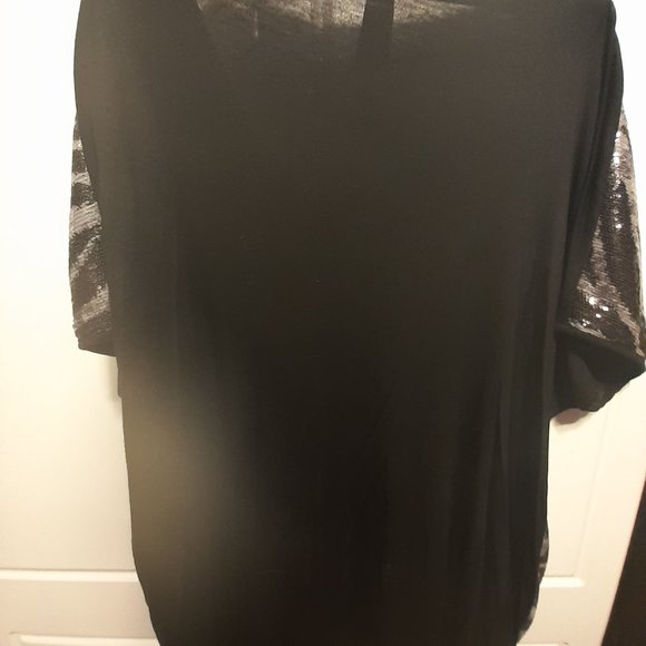 Penningtons Zebra Print Sequined Top - Picture 2 of 5